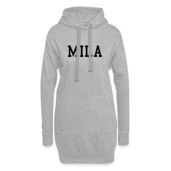 MILA - Hoodie-Kleid - Grau meliert - Vorne