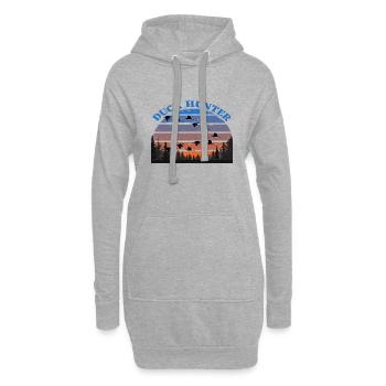 Duck Hunter - Hoodie-Kleid - Grau meliert - Vorne