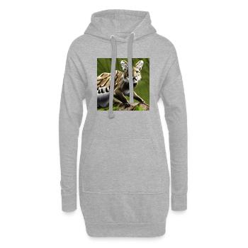 Réaliste Faune Nature Animaux Animaux - Sweat-shirt à capuche long Femme - gris chiné - Devant