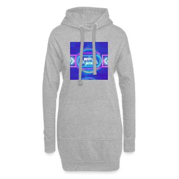 Bunner Design 2023 - Hoodie-Kleid - Grau meliert - Vorne