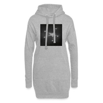GREY STAR - Hoodie Dress - heather grey - Front