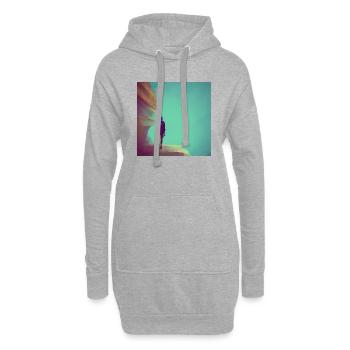 Wandern - Hoodie-Kleid - Grau meliert - Vorne