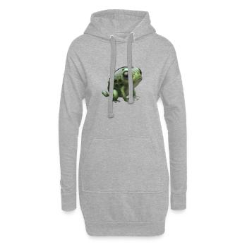 Süße Tiere Kinder Baby Fantasie - Hoodie-Kleid - Grau meliert - Vorne