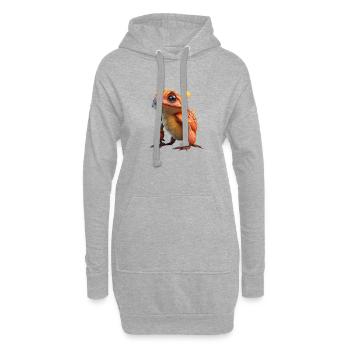 Animaux mignons Enfants Fantaisie de bébé - Sweat-shirt à capuche long Femme - gris chiné - Devant
