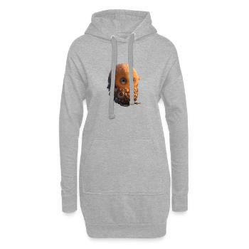Süße Tiere Kinder Baby Fantasie - Hoodie-Kleid - Grau meliert - Vorne
