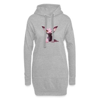 Süße Tiere Kinder Baby Fantasie - Hoodie-Kleid - Grau meliert - Vorne