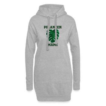 PFLANZEN MAMI - Hoodie-Kleid - Grau meliert - Vorne