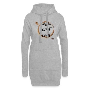 Kaffee - Hoodie-Kleid - Grau meliert - Vorne
