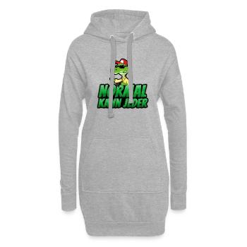 Normal kann Jeder - Hoodie-Kleid - Grau meliert - Vorne