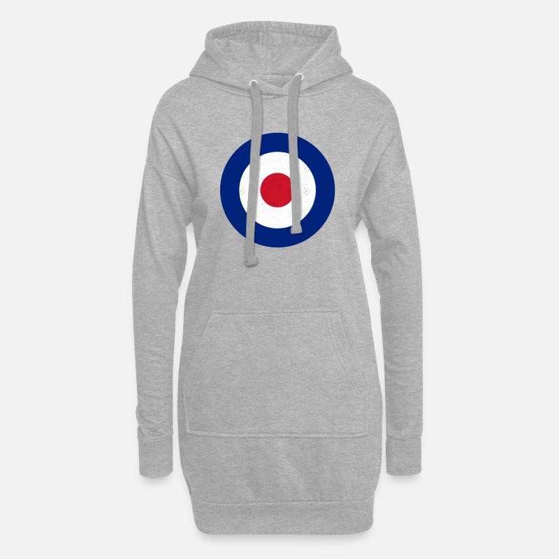 MOD - Hoodie-Kleid - Grau meliert