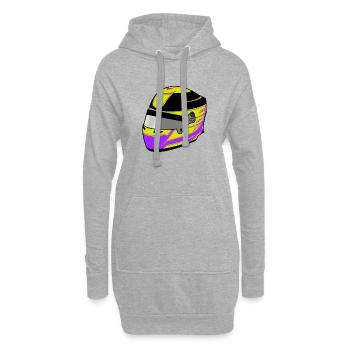 Casque LH Formula - Sweat-shirt à capuche long Femme - gris chiné - Devant