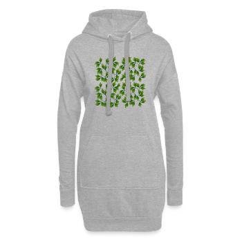 List - Hoodie Dress - heather grey - Front
