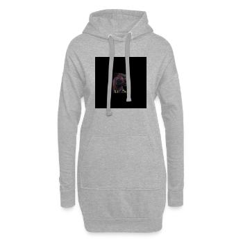 Fort comme un lion - Sweat-shirt à capuche long Femme - gris chiné - Devant