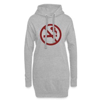 Marceline rauchfreie Abenteuerzeit - Hoodie-Kleid - Grau meliert - Vorne