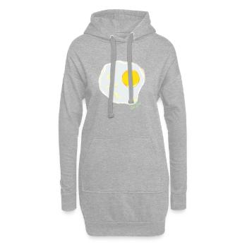 Spiegelei - Hoodie-Kleid - Grau meliert - Vorne