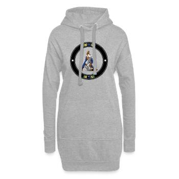 BraazilianJiuJitsu - Hoodie-Kleid - Grau meliert - Vorne