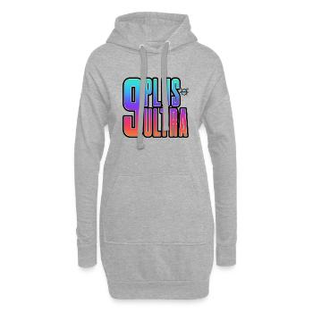 9 Plus Ultra Community Shirt - Hoodie-Kleid - Grau meliert - Vorne