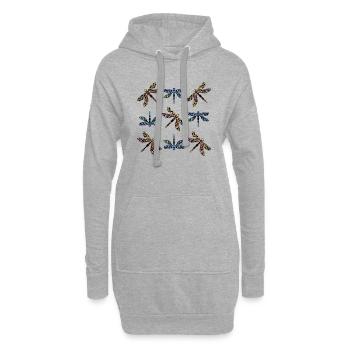 Wichtig - Hoodie-Kleid - Grau meliert - Vorne
