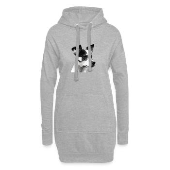 JACK RUSSELL - Hoodie-Kleid - Grau meliert - Vorne