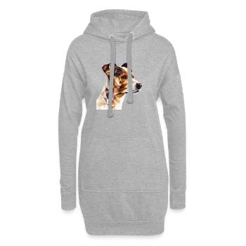 JACK RUSSELL - Hoodie-Kleid - Grau meliert - Vorne
