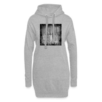 Crystal Blaze Black & White - Hoodie-Kleid - Grau meliert - Vorne