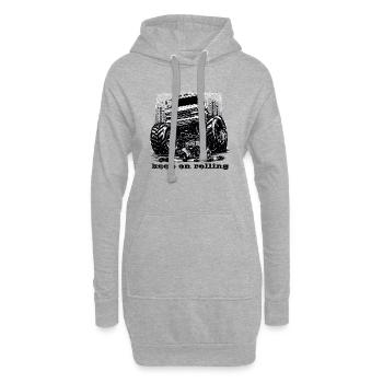 Monstertruck keep on rolling - Hoodie-Kleid - Grau meliert - Vorne