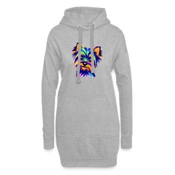 Terrier Chien Chien Propriétaire Chien Chiens Propriétaire de Chien Propriétaire de Chien - Sweat-shirt à capuche long Femme - gris chiné - Devant