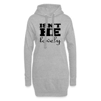 Isn´t he lovely - Hoodie-Kleid - Grau meliert - Vorne