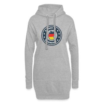 Made in Germany - Hoodie-Kleid - Grau meliert - Vorne