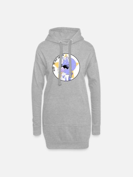 Hoof to the Groove - Hoodie-Kleid - Grau meliert