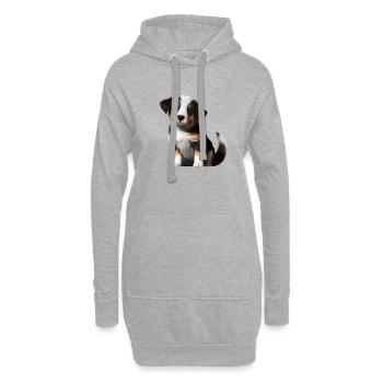 Chien de berger australien Propriétaire Chiot - Sweat-shirt à capuche long Femme - gris chiné - Devant