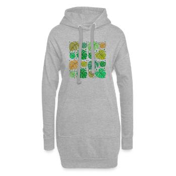 Liste - Hoodie-Kleid - Grau meliert - Vorne