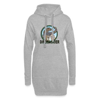 Dinos - Hoodie-Kleid - Grau meliert - Vorne