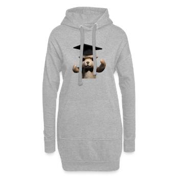 Bachelor Alpaga Studies Graduate School Leaving Certificate - Sweat-shirt à capuche long Femme - gris chiné - Devant