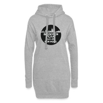 köln,skyline,kreis,sprüche,mundart - Hoodie-Kleid - Grau meliert - Vorne