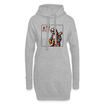 Mister Slow Hand - Hoodie-Kleid - Grau meliert - Vorne