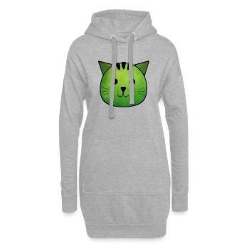 Der kleine Kater Otto - Hoodie-Kleid - Grau meliert - Vorne