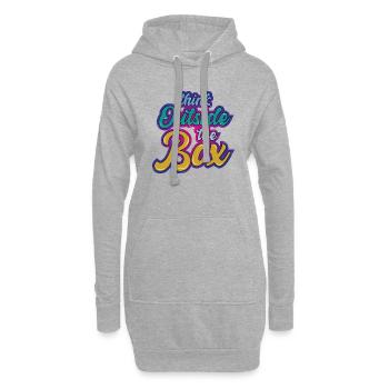 Sortez des sentiers battus - Sweat-shirt à capuche long Femme - gris chiné - Devant