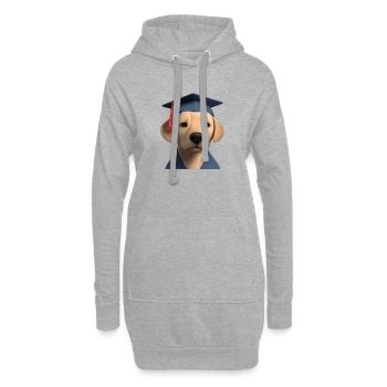 Diplôme Bachelor Labrador Dog Studies - Sweat-shirt à capuche long Femme - gris chiné - Devant
