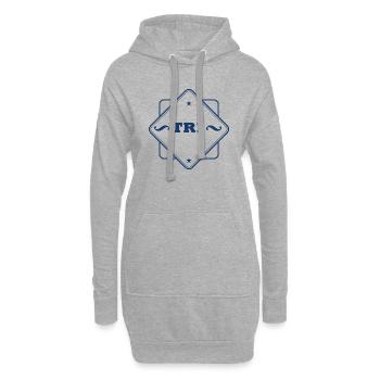 Triathlon Swim Bike Run Marathon - Hoodie-Kleid - Grau meliert - Vorne