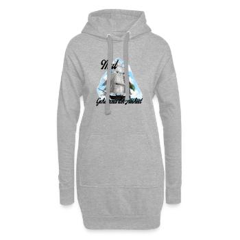 Sailor - Hoodie-Kleid - Grau meliert - Vorne