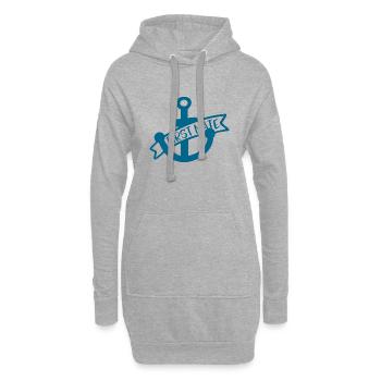 First Mate - Hoodie-Kleid - Grau meliert - Vorne