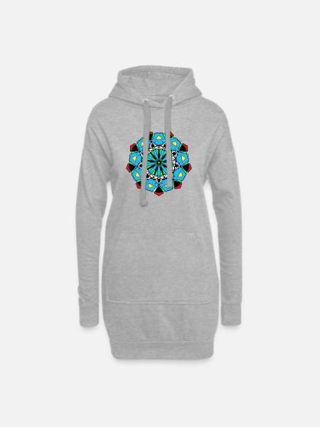 Pattern - Hoodie Dress - heather grey