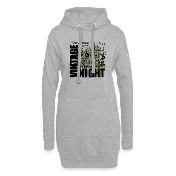 JOUR &NUIT - Sweat-shirt à capuche long Femme - gris chiné - Devant
