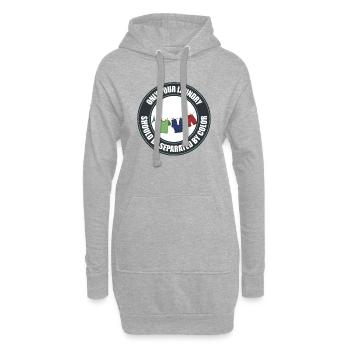 Nur Ihre Wäsche sollte nach Farben getrennt werden - Hoodie-Kleid - Grau meliert - Vorne