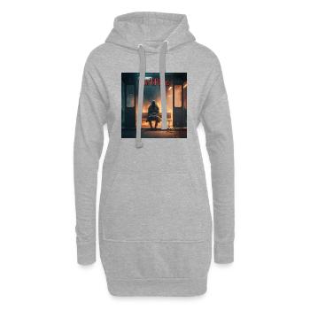 Keine Panik - Hoodie-Kleid - Grau meliert - Vorne