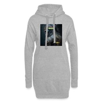 Chill Bare - Sweat-shirt à capuche long Femme - gris chiné - Devant