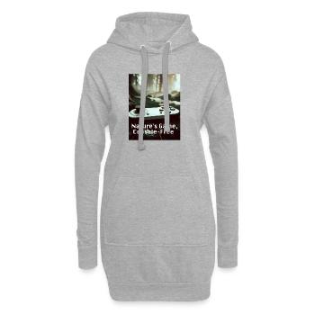 Nature s Game Console Free - Hoodie-Kleid - Grau meliert - Vorne