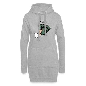 Maultier Mula - Hoodie-Kleid - Grau meliert - Vorne