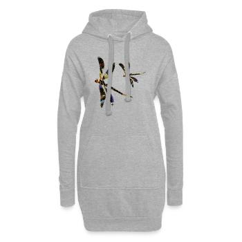 Wichtig - Hoodie-Kleid - Grau meliert - Vorne
